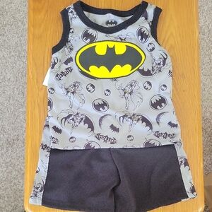 Batman Tank Top and Shorts Set